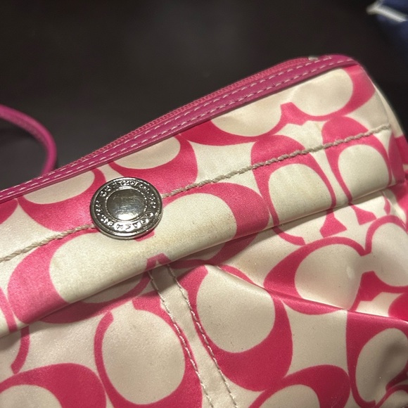 Pink Coach Wristlet - Picture 4 of 13